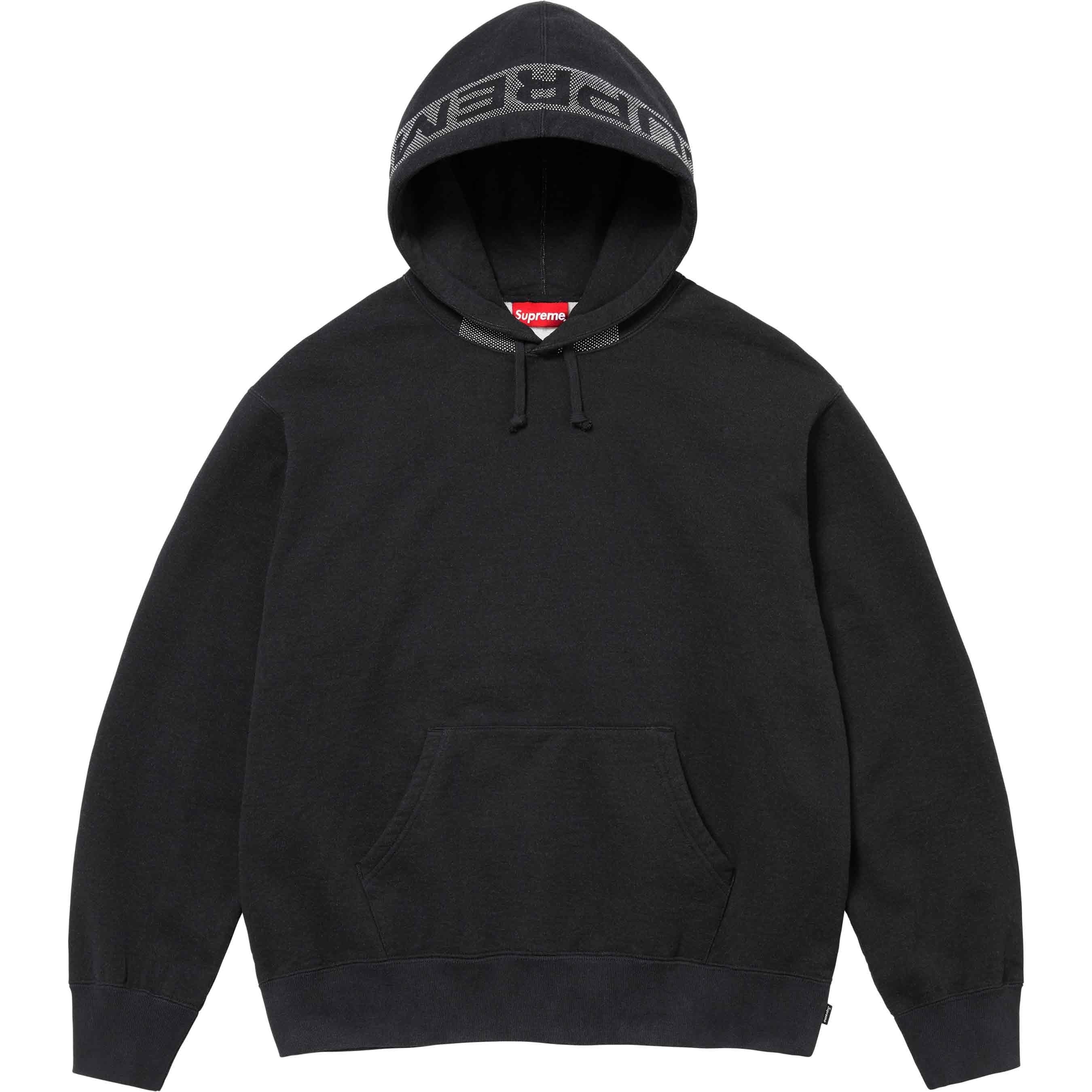 Jacquard Stripe Hooded Sweatshirt view 7